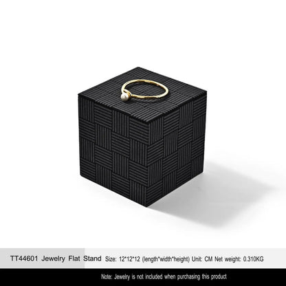 High-end jewelry display props, light luxury microfiber rings, necklaces, earrings, jewelry display racks Jim Display