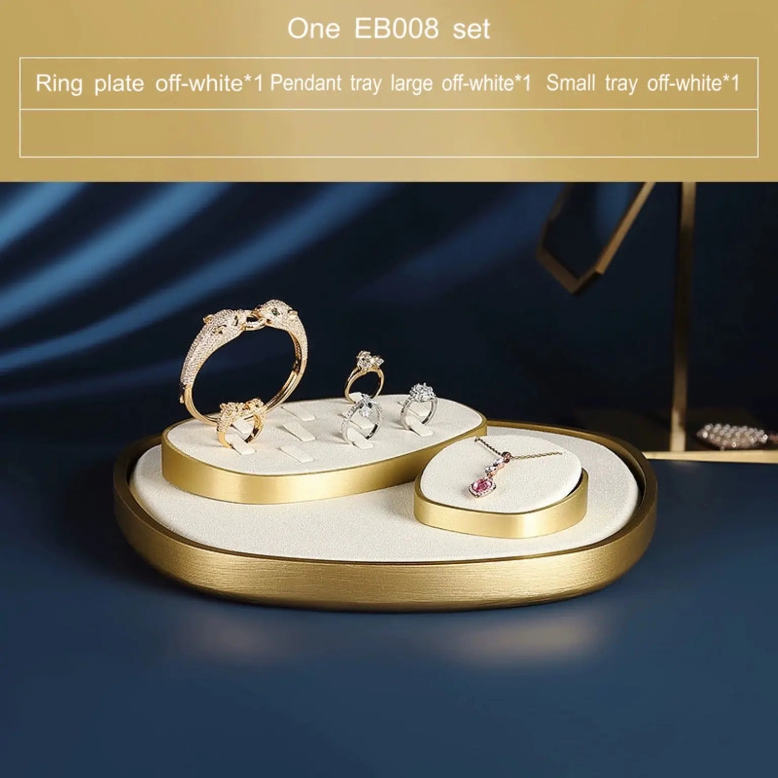 Jewellery display, light luxury window decoration tray set jewelry props Jim Display