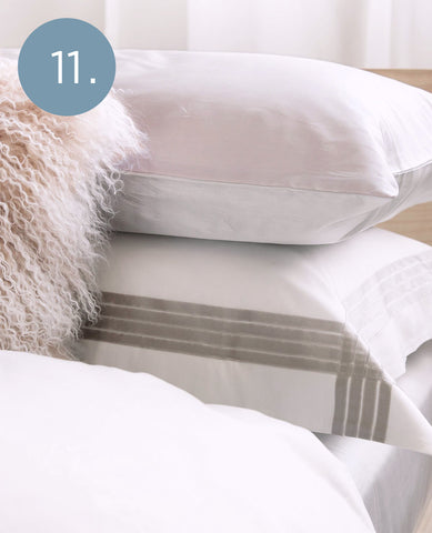 Duet Cotton Sateen Violet Luna Grey