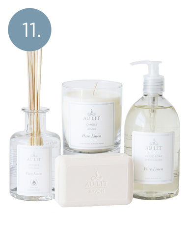 Pure Linen Scented Bath Set