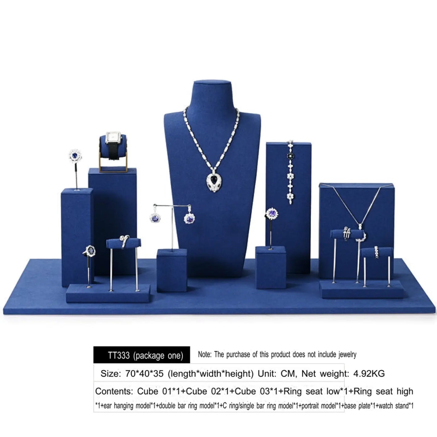 High-end jewellery display props, rings, necklaces, earrings, counters, exhibition displays, jewelry display racks Jim Display