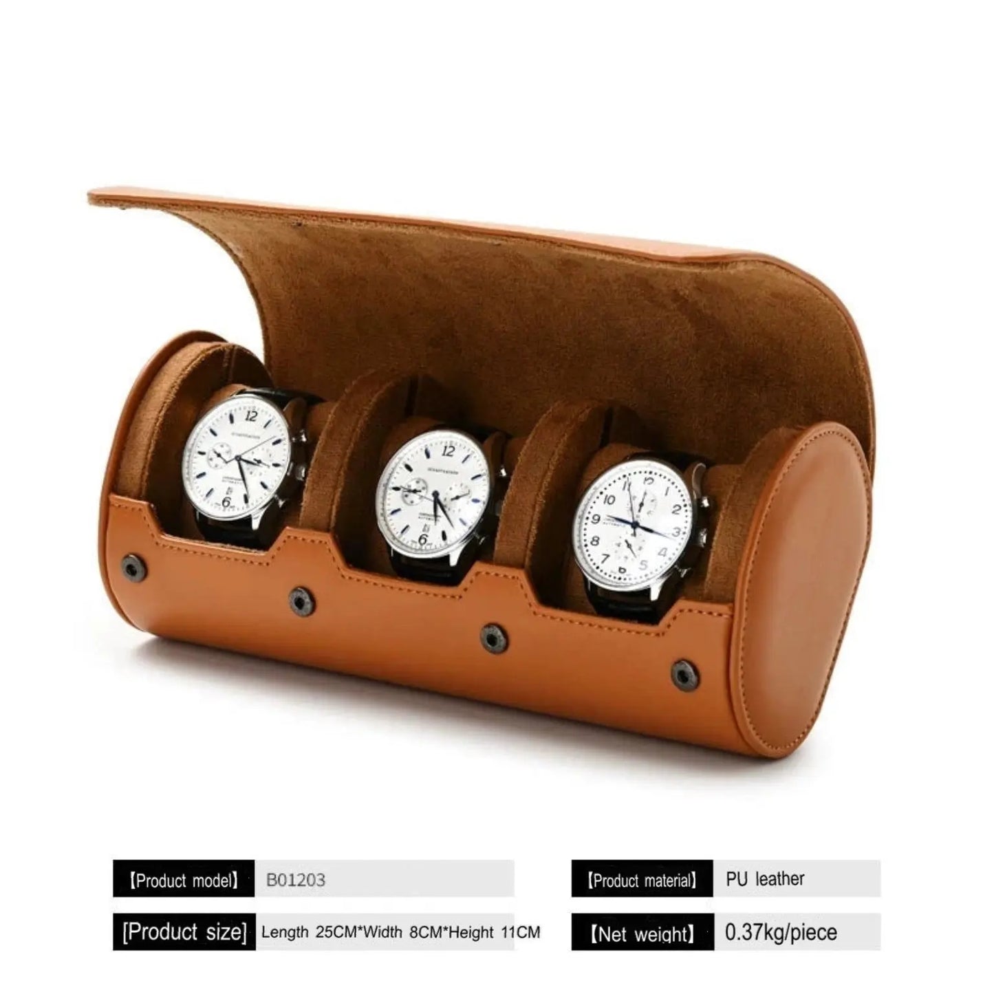 Watch Storage Box, Watch Box, Dustproof, Portable, Travel, Leather Watch, Quartz Watch, Storage Box Jim Display