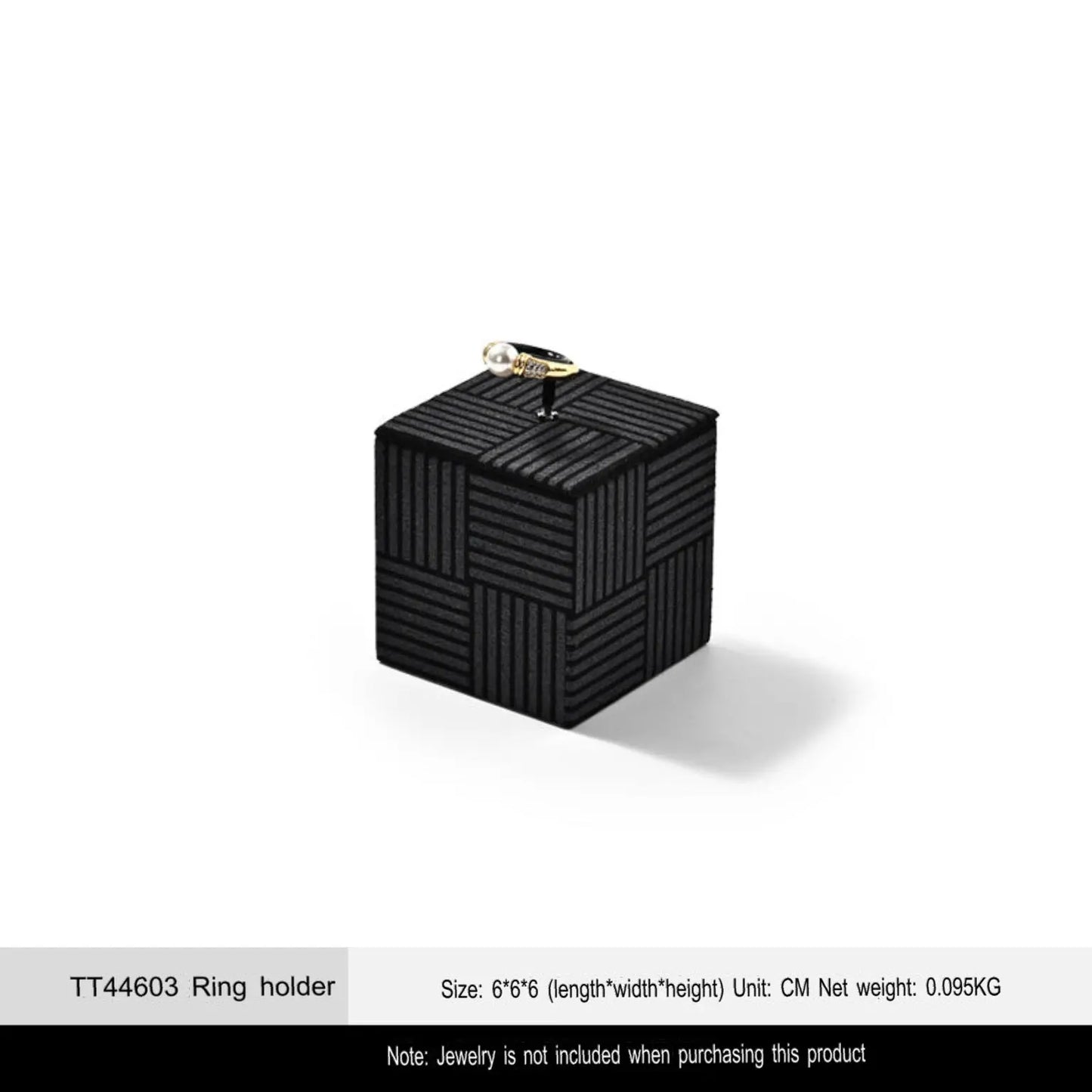 High-end jewelry display props, light luxury microfiber rings, necklaces, earrings, jewelry display racks Jim Display