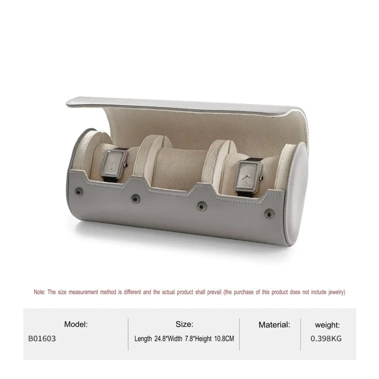 Watch Storage Box, Watch Box, Dustproof, Portable, Travel, Leather Watch, Quartz Watch, Storage Box Jim Display
