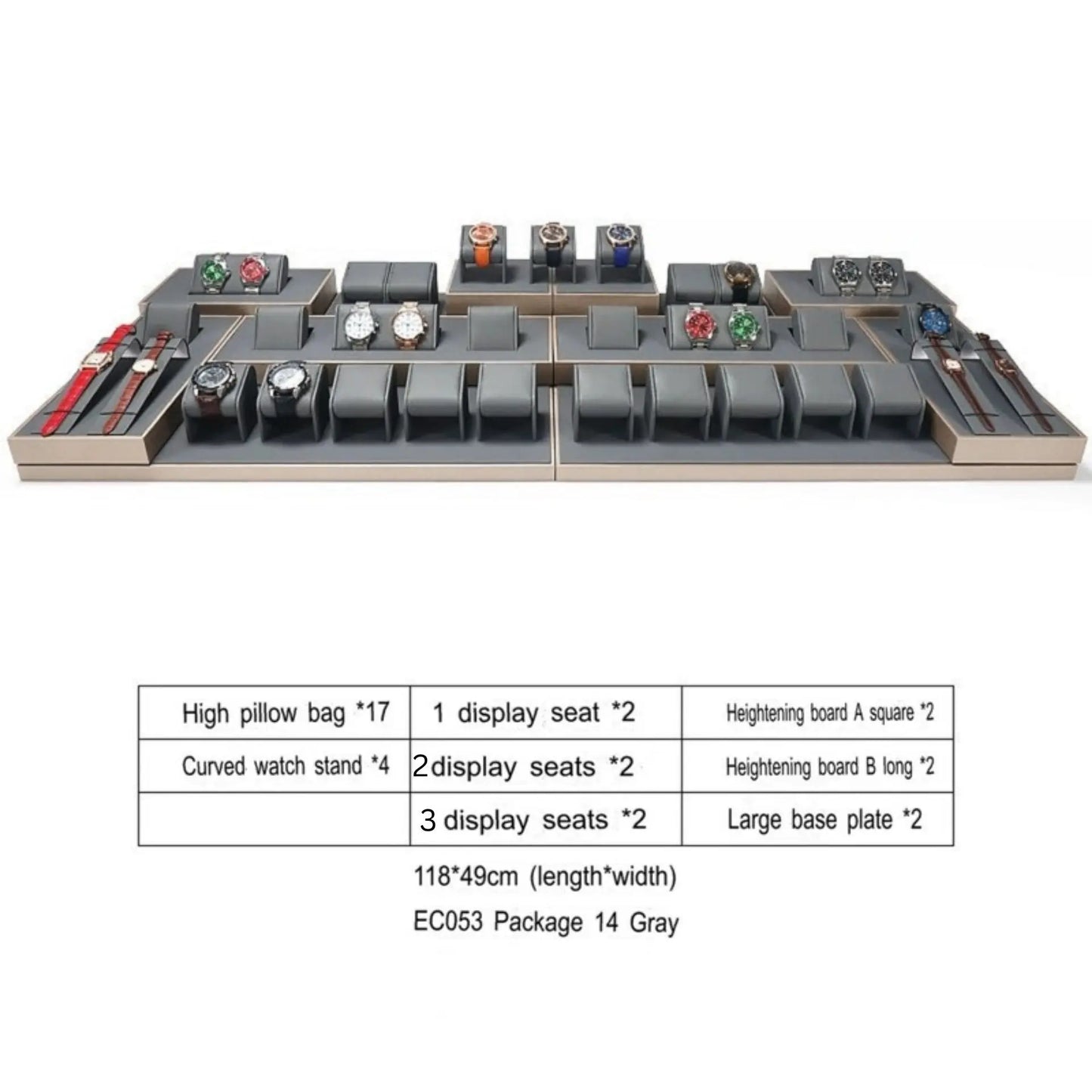 Watch display props, counter watch display racks, window displays, watch pillow bags, display racks, storage stands Jim Display
