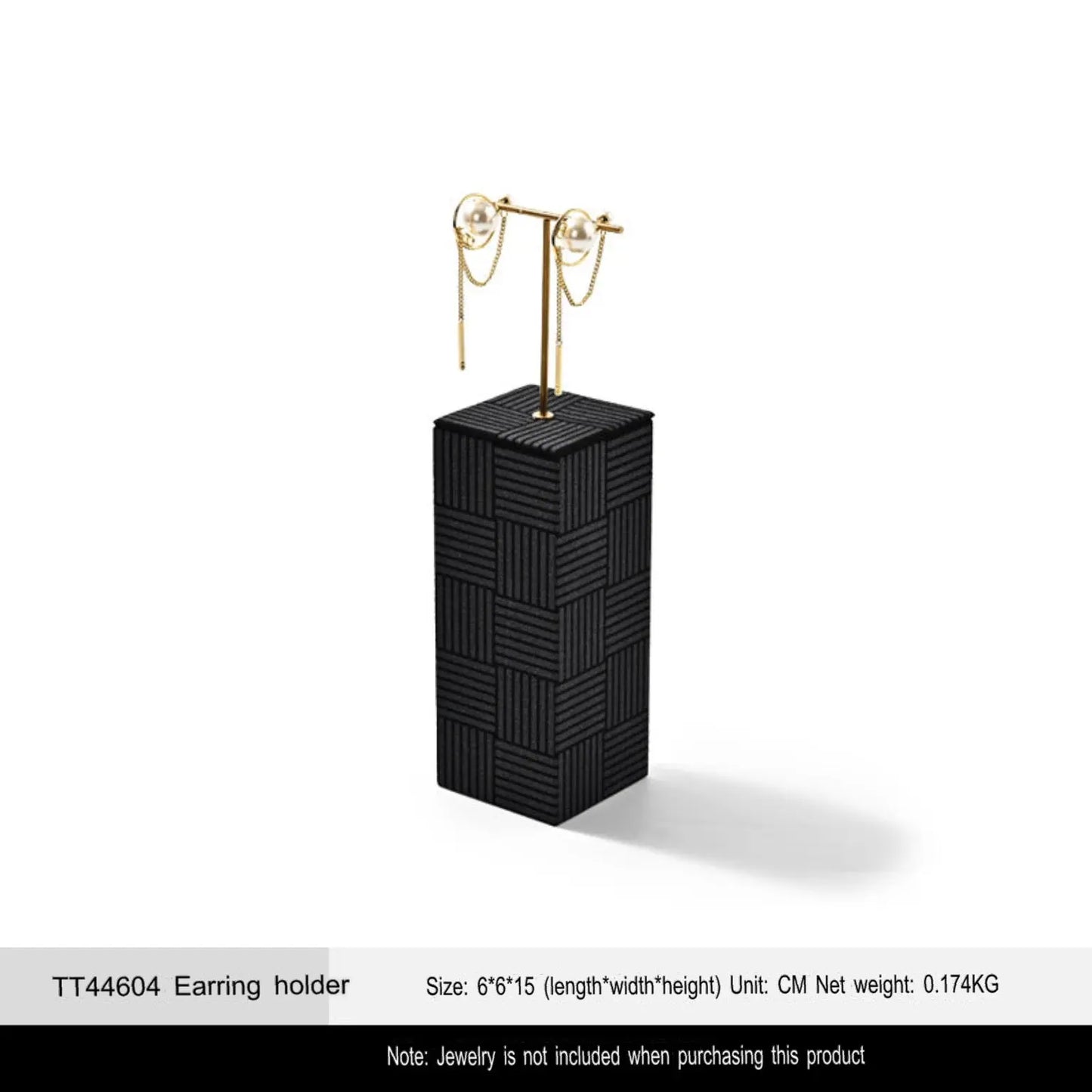 High-end jewelry display props, light luxury microfiber rings, necklaces, earrings, jewelry display racks Jim Display