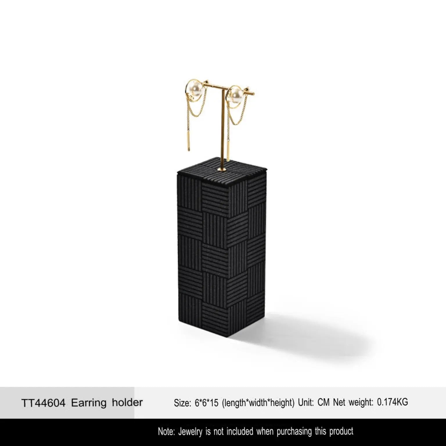 High-end jewelry display props, light luxury microfiber rings, necklaces, earrings, jewelry display racks Jim Display