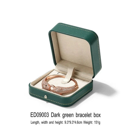 High-end Engagement Ring Box, Necklace, Bracelet, Jewelry Storage Box, Gift Jewelry Box, Three Gold Storage Box Jim Display