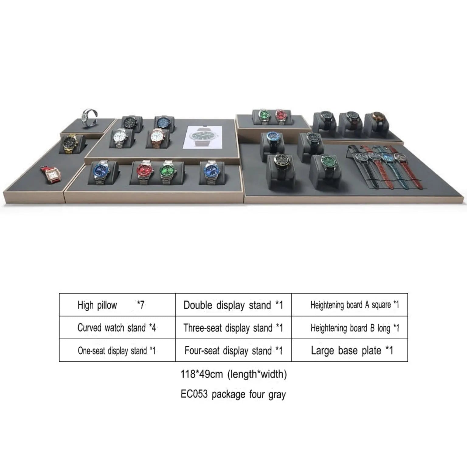 Watch display props, counter watch display racks, window displays, watch pillow bags, display racks, storage stands Jim Display