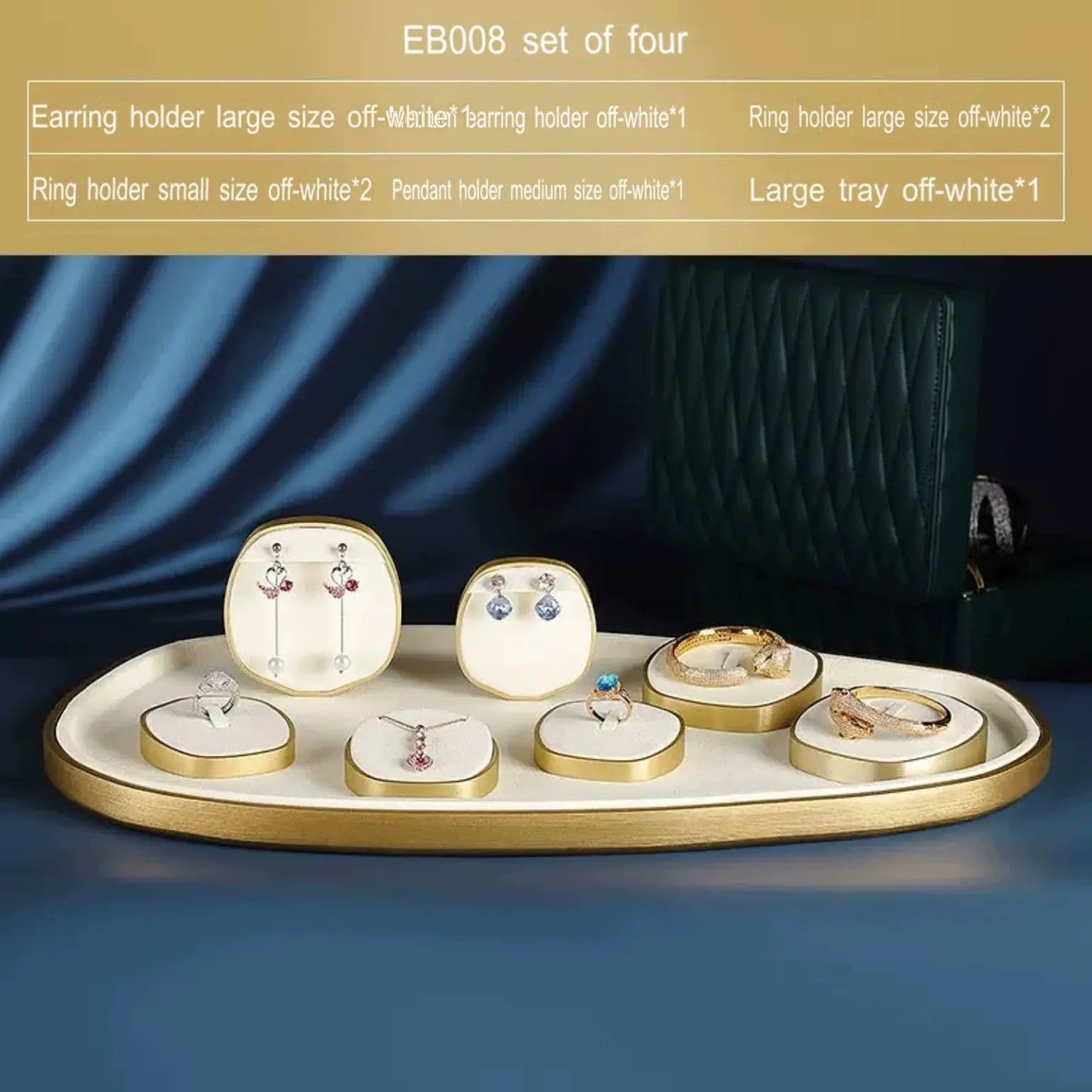 Jewellery display, light luxury window decoration tray set jewelry props Jim Display
