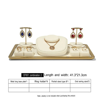 Luxury Jewelry Display Props, Rings, Necklaces, Earrings, Jewelry Counter Display Racks, Light Luxury Jewelry Display Jim Display