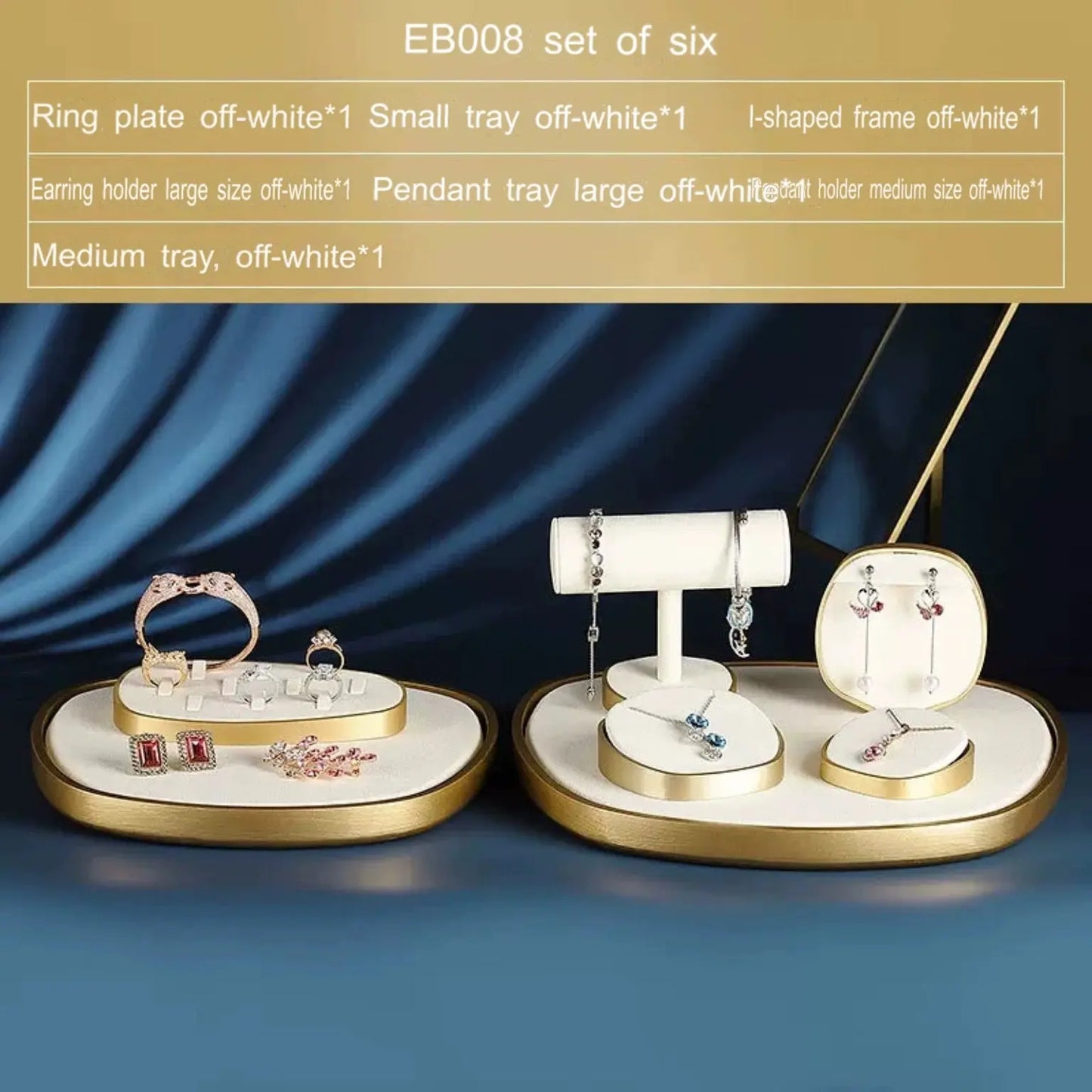Jewellery display, light luxury window decoration tray set jewelry props Jim Display