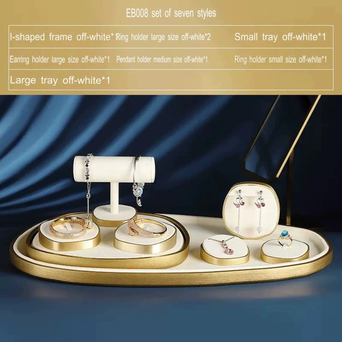 Jewellery display, light luxury window decoration tray set jewelry props Jim Display