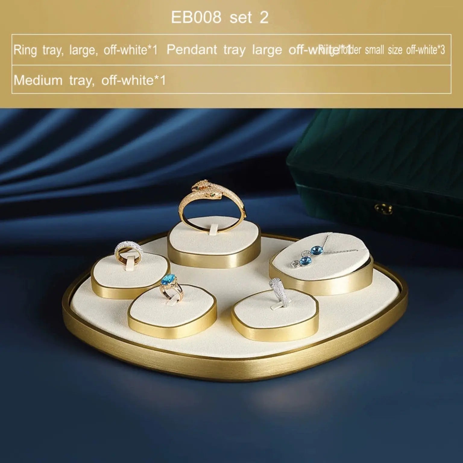 Jewellery display, light luxury window decoration tray set jewelry props Jim Display