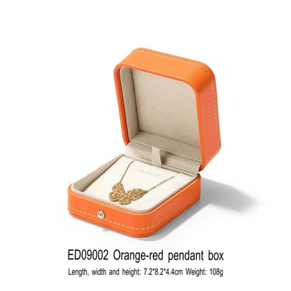 High-end Engagement Ring Box, Necklace, Bracelet, Jewelry Storage Box, Gift Jewelry Box, Three Gold Storage Box Jim Display