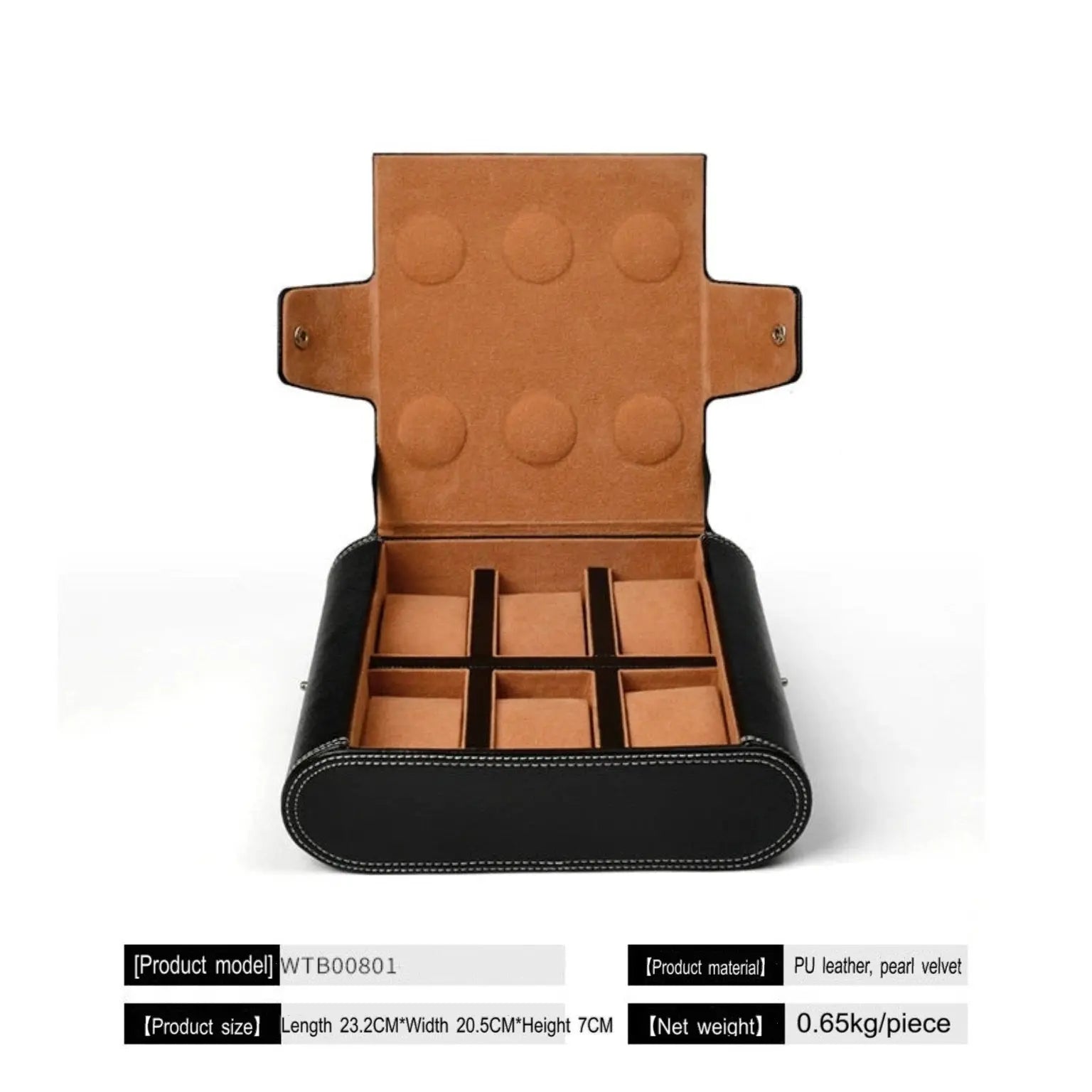 Watch Storage Box, Watch Box, Dustproof, Portable, Travel, Leather Watch, Quartz Watch, Storage Box Jim Display