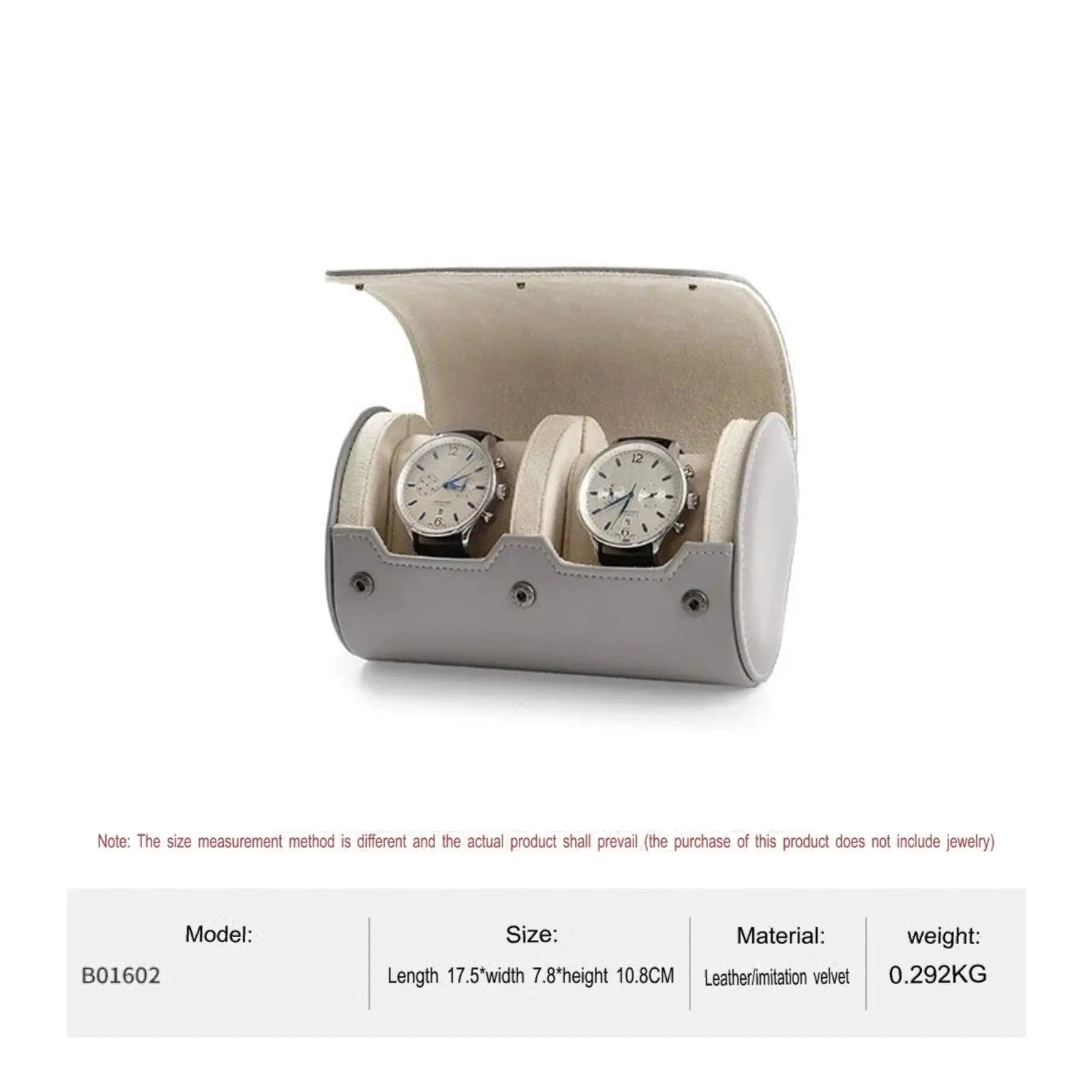 Watch Storage Box, Watch Box, Dustproof, Portable, Travel, Leather Watch, Quartz Watch, Storage Box Jim Display
