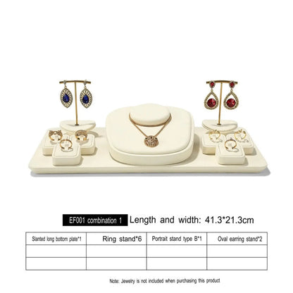 Luxury Jewelry Display Props, Rings, Necklaces, Earrings, Jewelry Counter Display Racks, Light Luxury Jewelry Display Jim Display