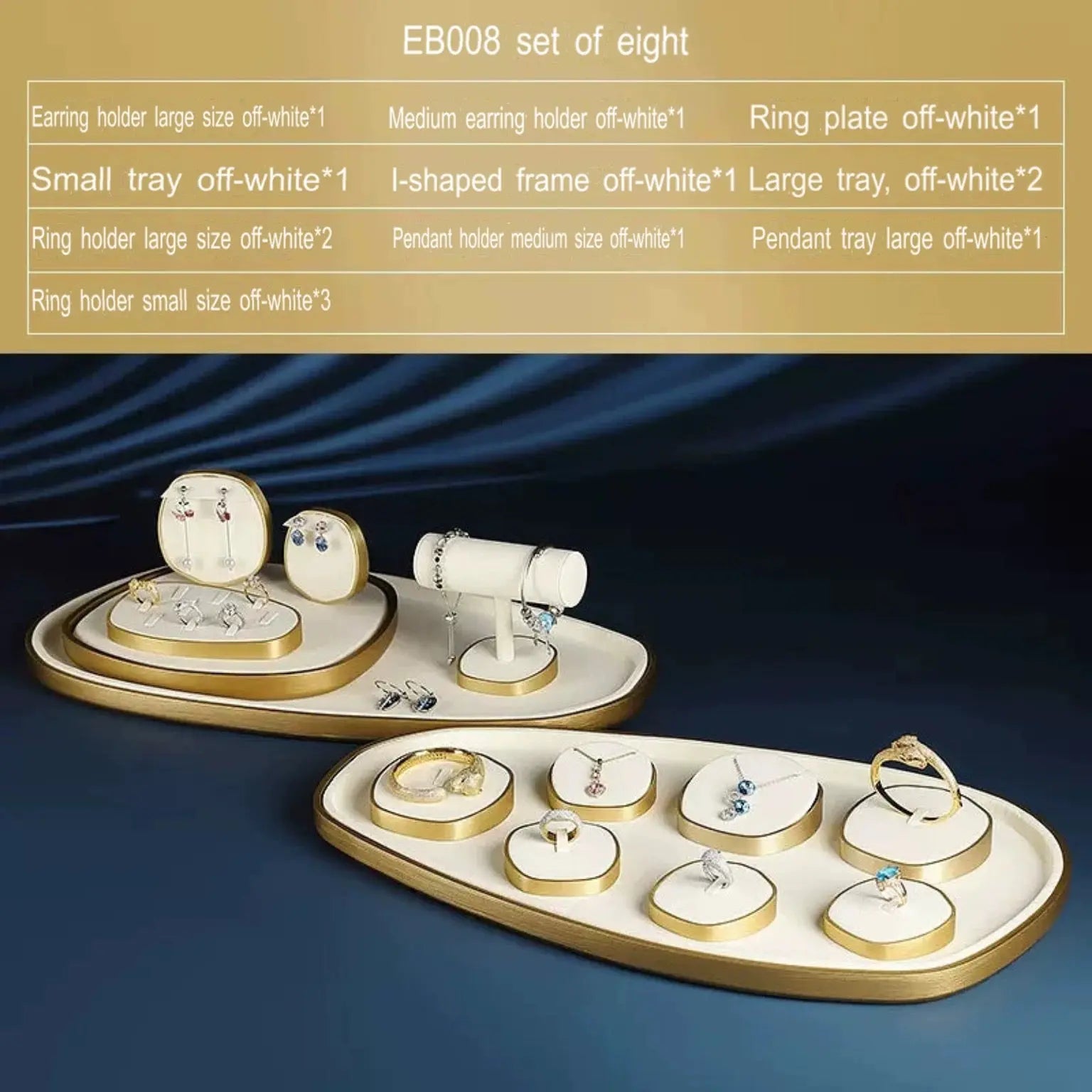 Jewellery display, light luxury window decoration tray set jewelry props Jim Display