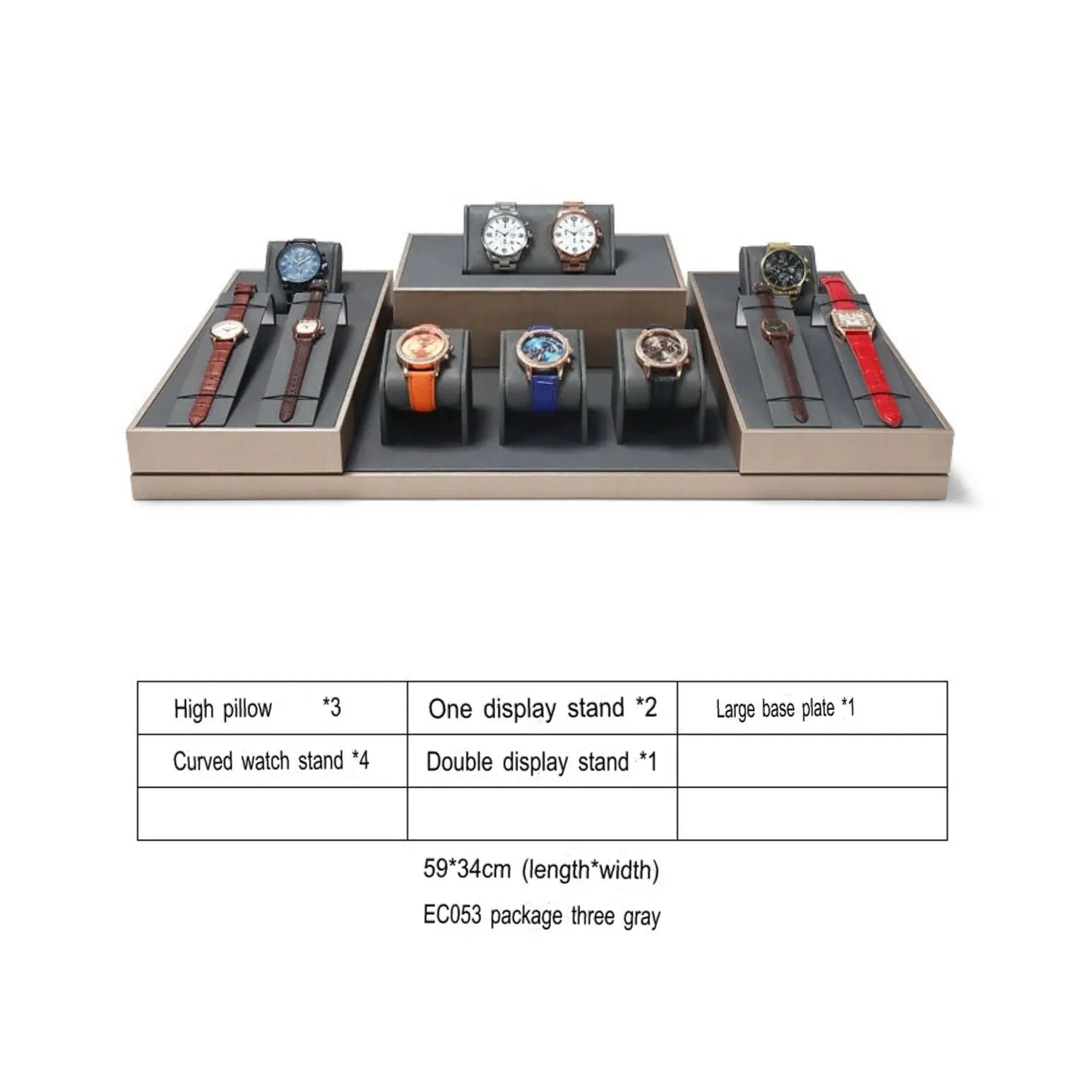 Watch display props, counter watch display racks, window displays, watch pillow bags, display racks, storage stands Jim Display