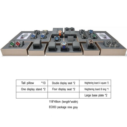 Watch display props, counter watch display racks, window displays, watch pillow bags, display racks, storage stands Jim Display