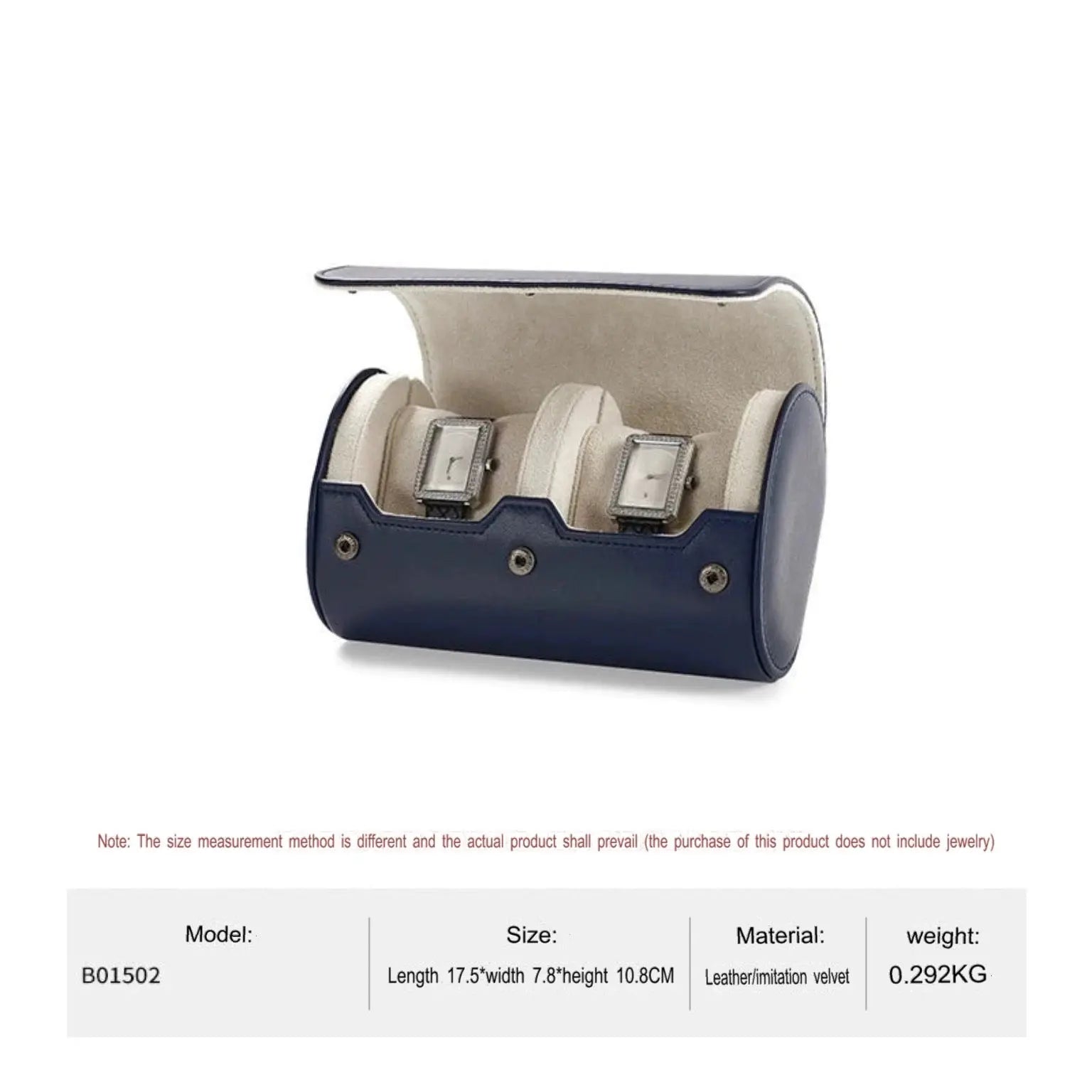 Watch Storage Box, Watch Box, Dustproof, Portable, Travel, Leather Watch, Quartz Watch, Storage Box Jim Display
