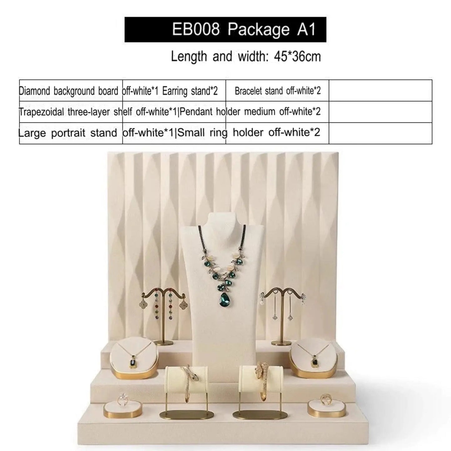 Luxury jewellery display, rings, necklaces, earrings, window display, jewelry, display props Jim Display
