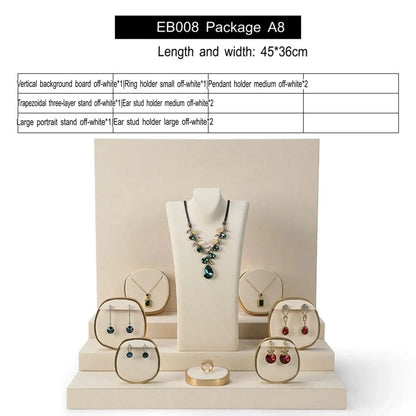 Luxury jewellery display, rings, necklaces, earrings, window display, jewelry, display props Jim Display