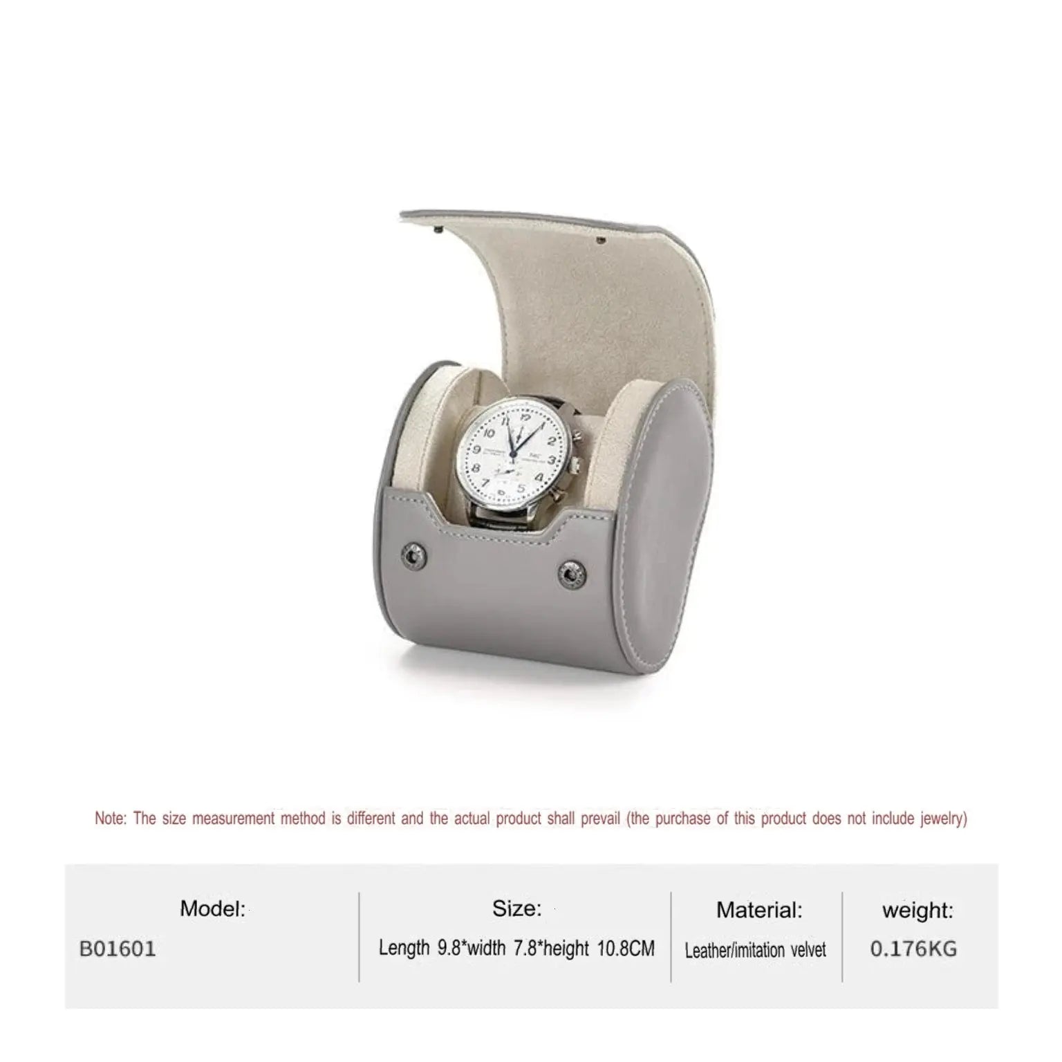 Watch Storage Box, Watch Box, Dustproof, Portable, Travel, Leather Watch, Quartz Watch, Storage Box Jim Display