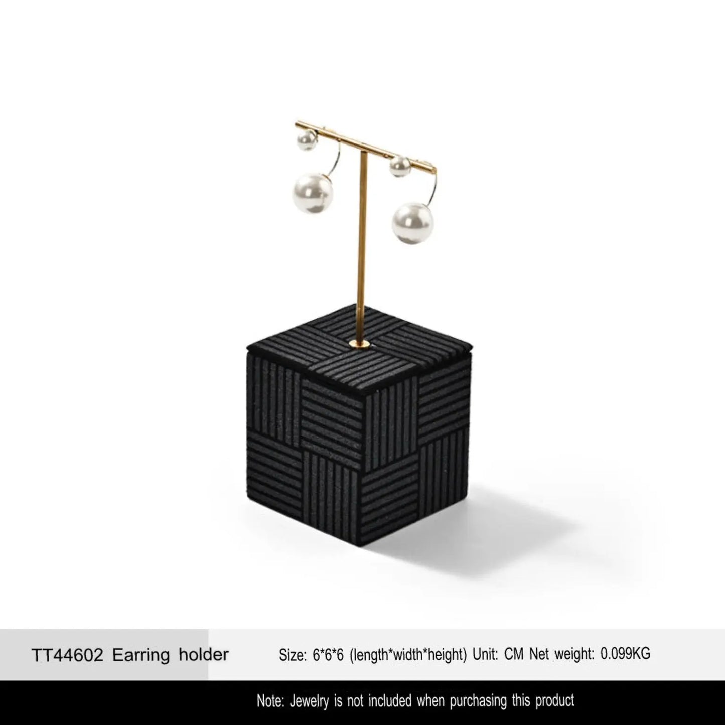 High-end jewelry display props, light luxury microfiber rings, necklaces, earrings, jewelry display racks Jim Display