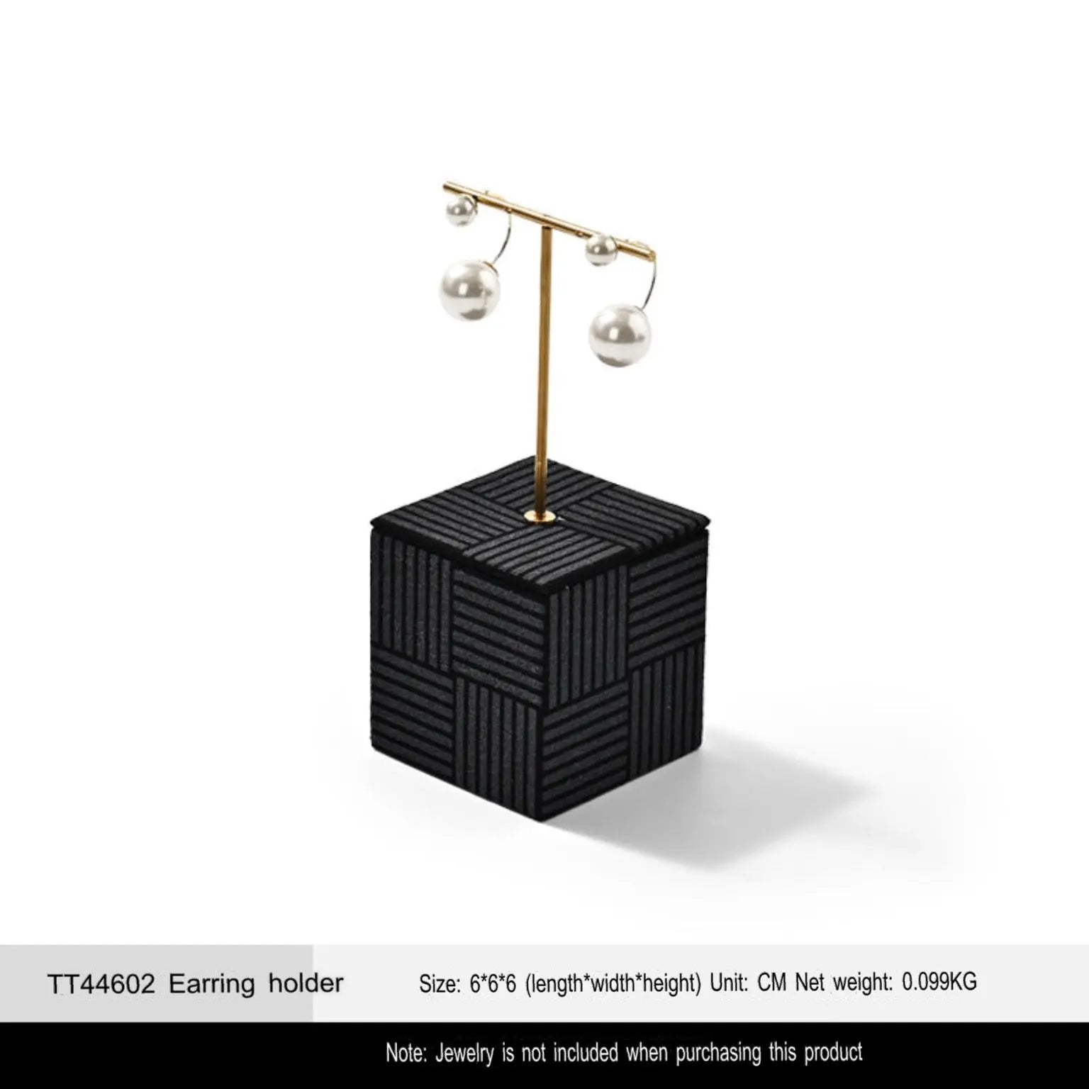 High-end jewelry display props, light luxury microfiber rings, necklaces, earrings, jewelry display racks Jim Display