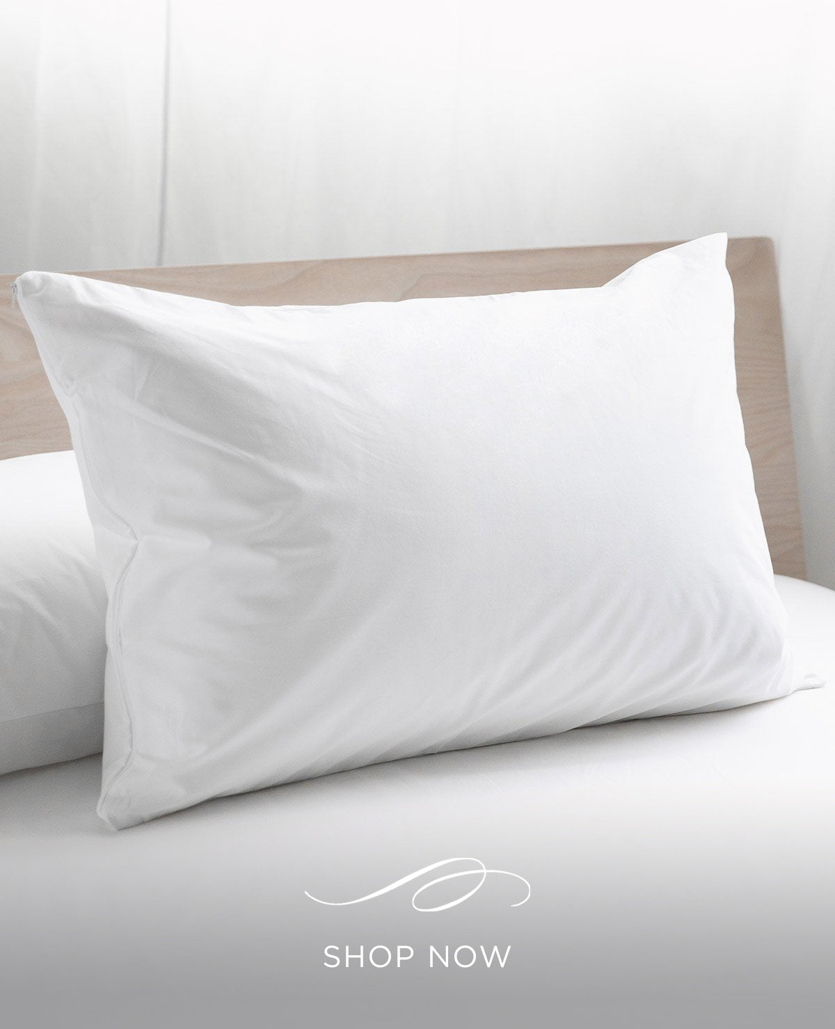 100% Goose Down Pillow Medium Support