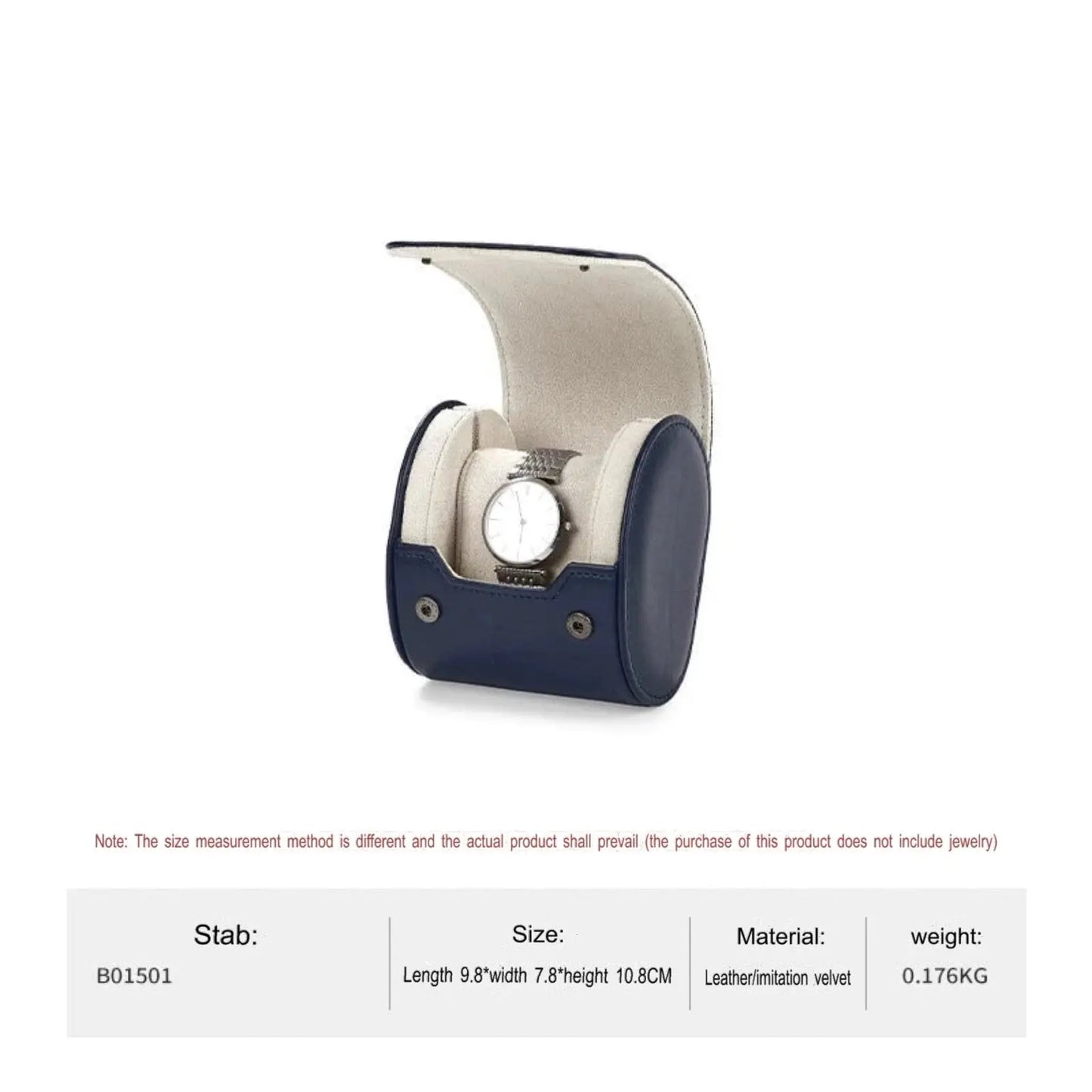 Watch Storage Box, Watch Box, Dustproof, Portable, Travel, Leather Watch, Quartz Watch, Storage Box Jim Display