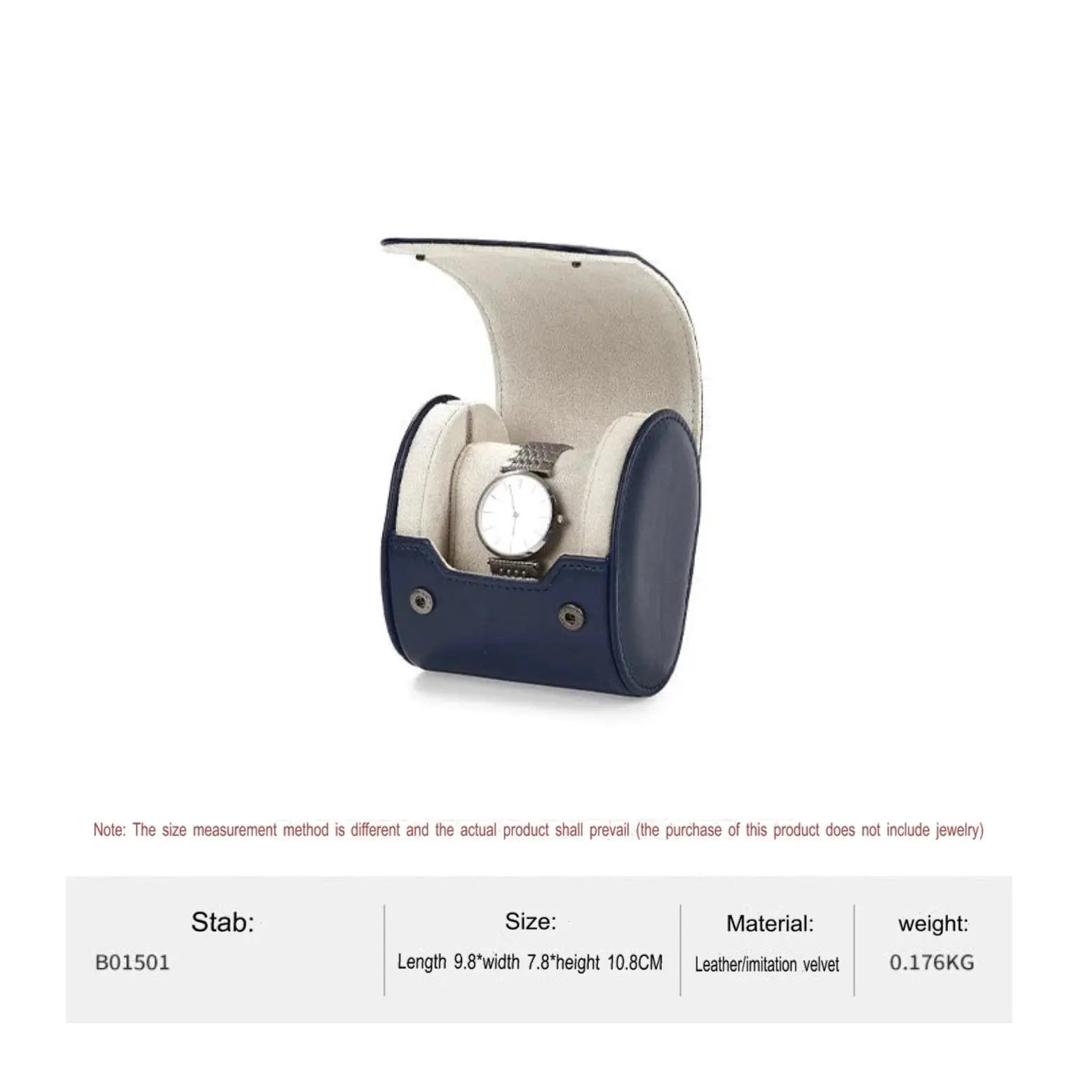 Watch Storage Box, Watch Box, Dustproof, Portable, Travel, Leather Watch, Quartz Watch, Storage Box Jim Display