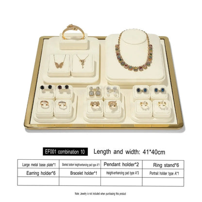 Luxury Jewelry Display Props, Rings, Necklaces, Earrings, Jewelry Counter Display Racks, Light Luxury Jewelry Display Jim Display