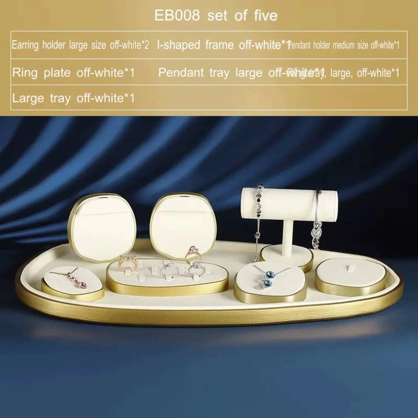 Jewellery display, light luxury window decoration tray set jewelry props Jim Display