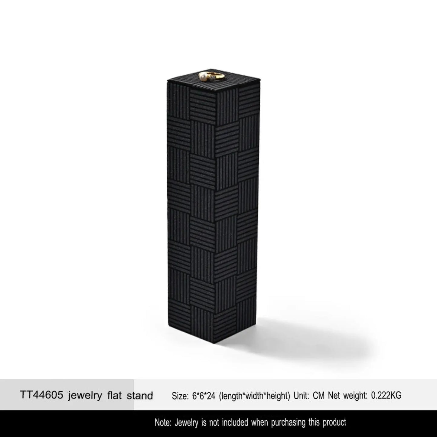 High-end jewelry display props, light luxury microfiber rings, necklaces, earrings, jewelry display racks Jim Display