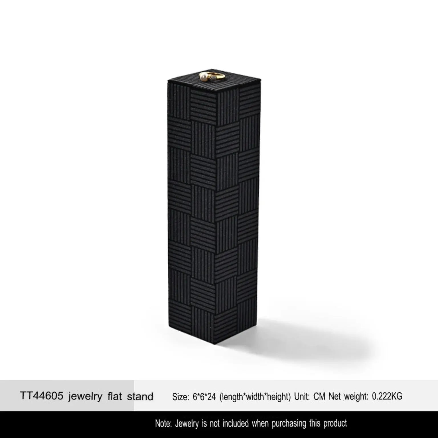 High-end jewelry display props, light luxury microfiber rings, necklaces, earrings, jewelry display racks Jim Display