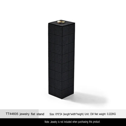High-end jewelry display props, light luxury microfiber rings, necklaces, earrings, jewelry display racks Jim Display