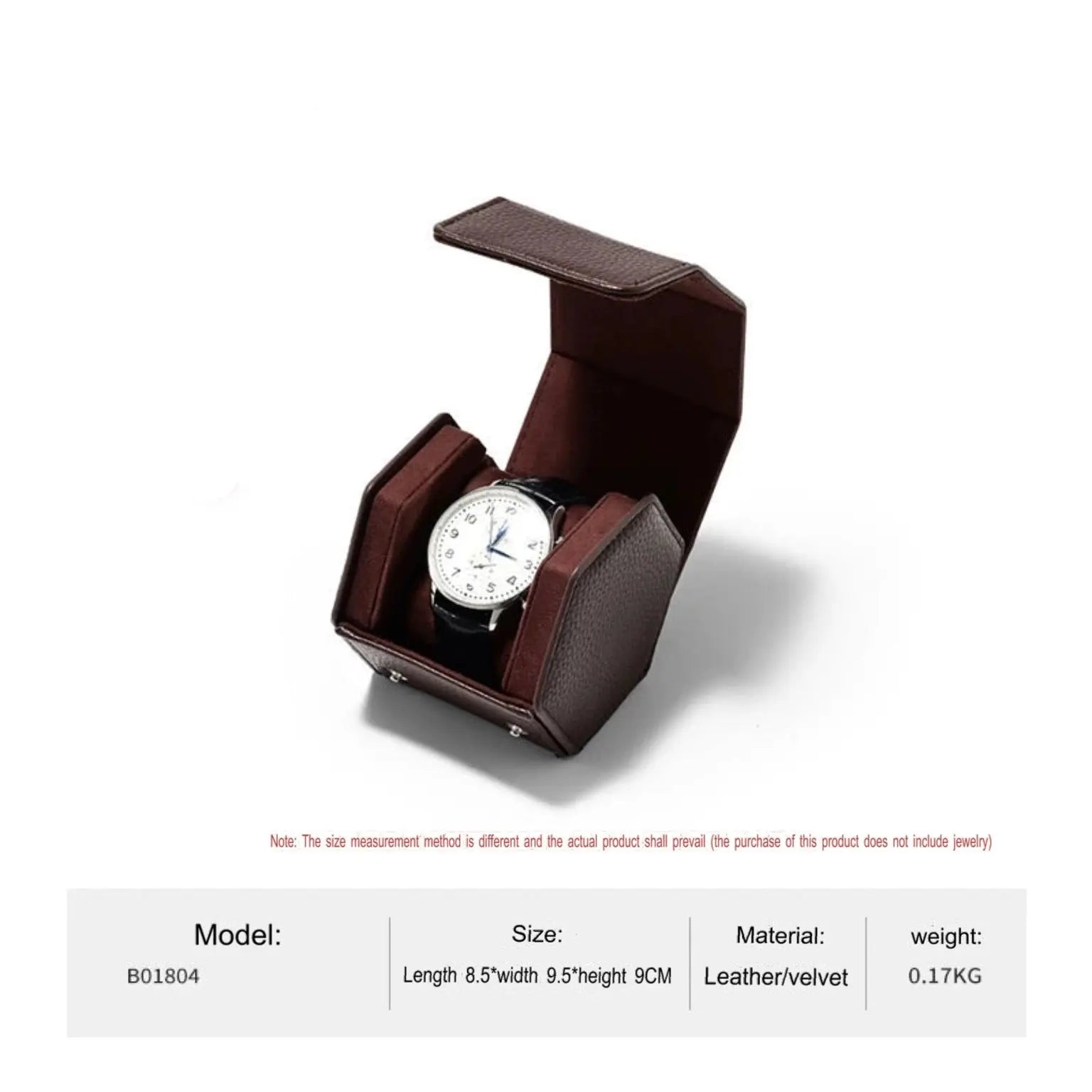 Watch Storage Box, Watch Box, Dustproof, Portable, Travel, Leather Watch, Quartz Watch, Storage Box Jim Display