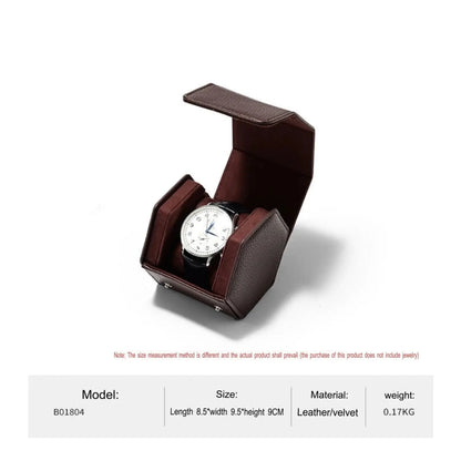 Watch Storage Box, Watch Box, Dustproof, Portable, Travel, Leather Watch, Quartz Watch, Storage Box Jim Display