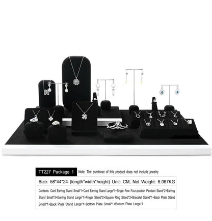 High-end jewelry display racks, earrings, rings, counters, window ornaments, jewelry display props Jim Display