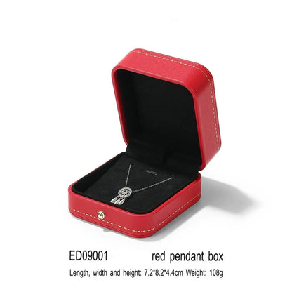 High-end Engagement Ring Box, Necklace, Bracelet, Jewelry Storage Box, Gift Jewelry Box, Three Gold Storage Box Jim Display