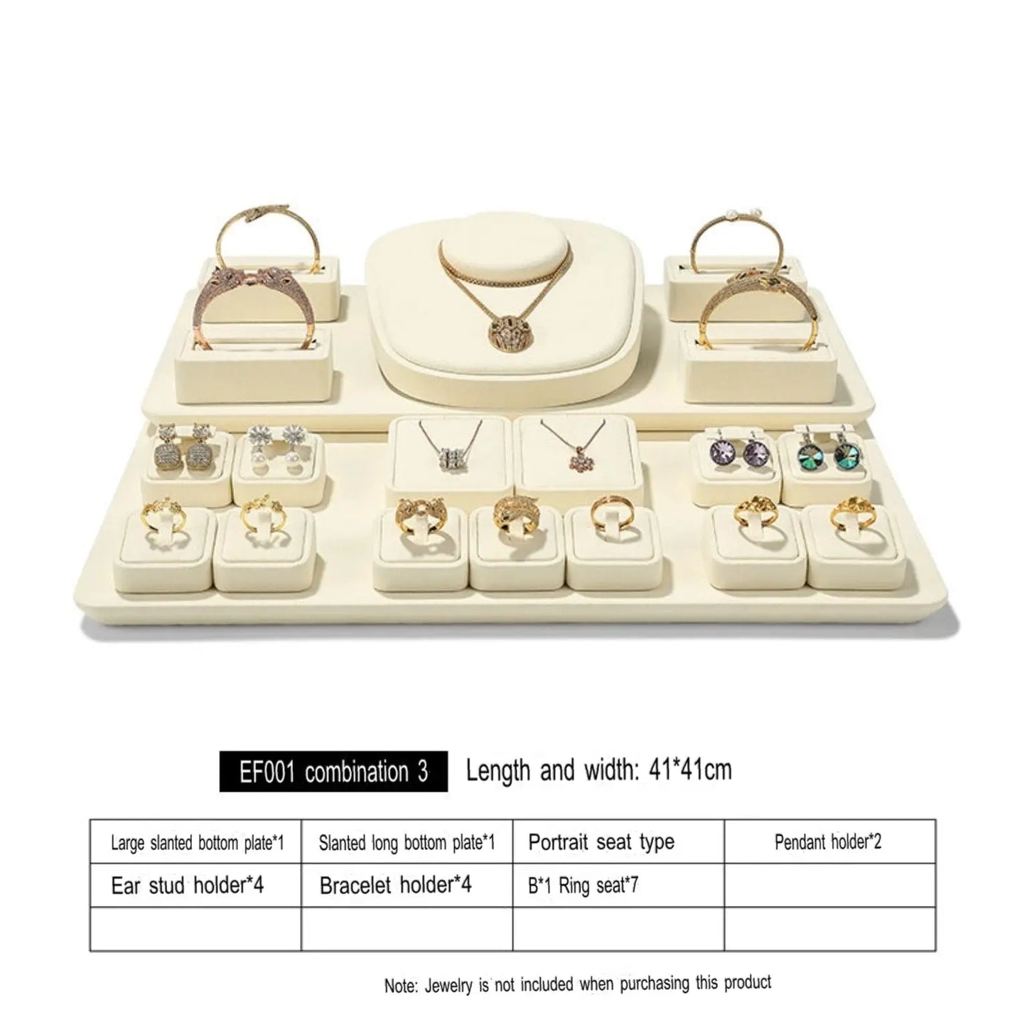 Luxury Jewelry Display Props, Rings, Necklaces, Earrings, Jewelry Counter Display Racks, Light Luxury Jewelry Display Jim Display