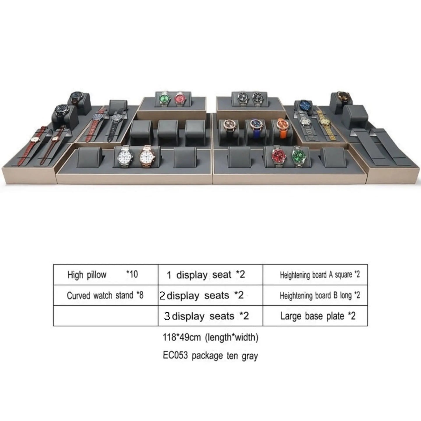 Watch display props, counter watch display racks, window displays, watch pillow bags, display racks, storage stands Jim Display