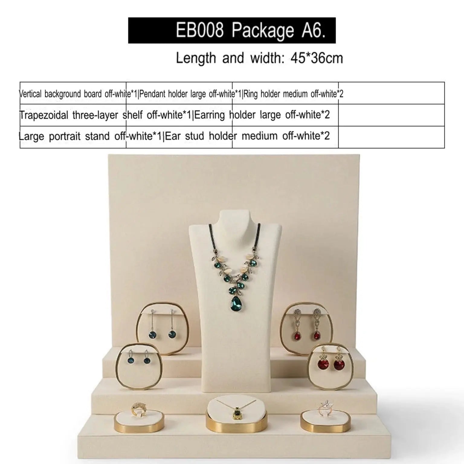Luxury jewellery display, rings, necklaces, earrings, window display, jewelry, display props Jim Display