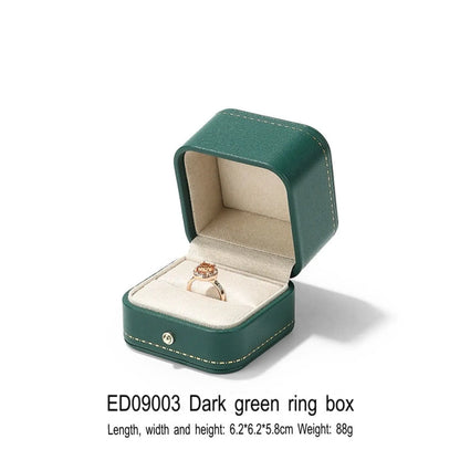 High-end Engagement Ring Box, Necklace, Bracelet, Jewelry Storage Box, Gift Jewelry Box, Three Gold Storage Box Jim Display