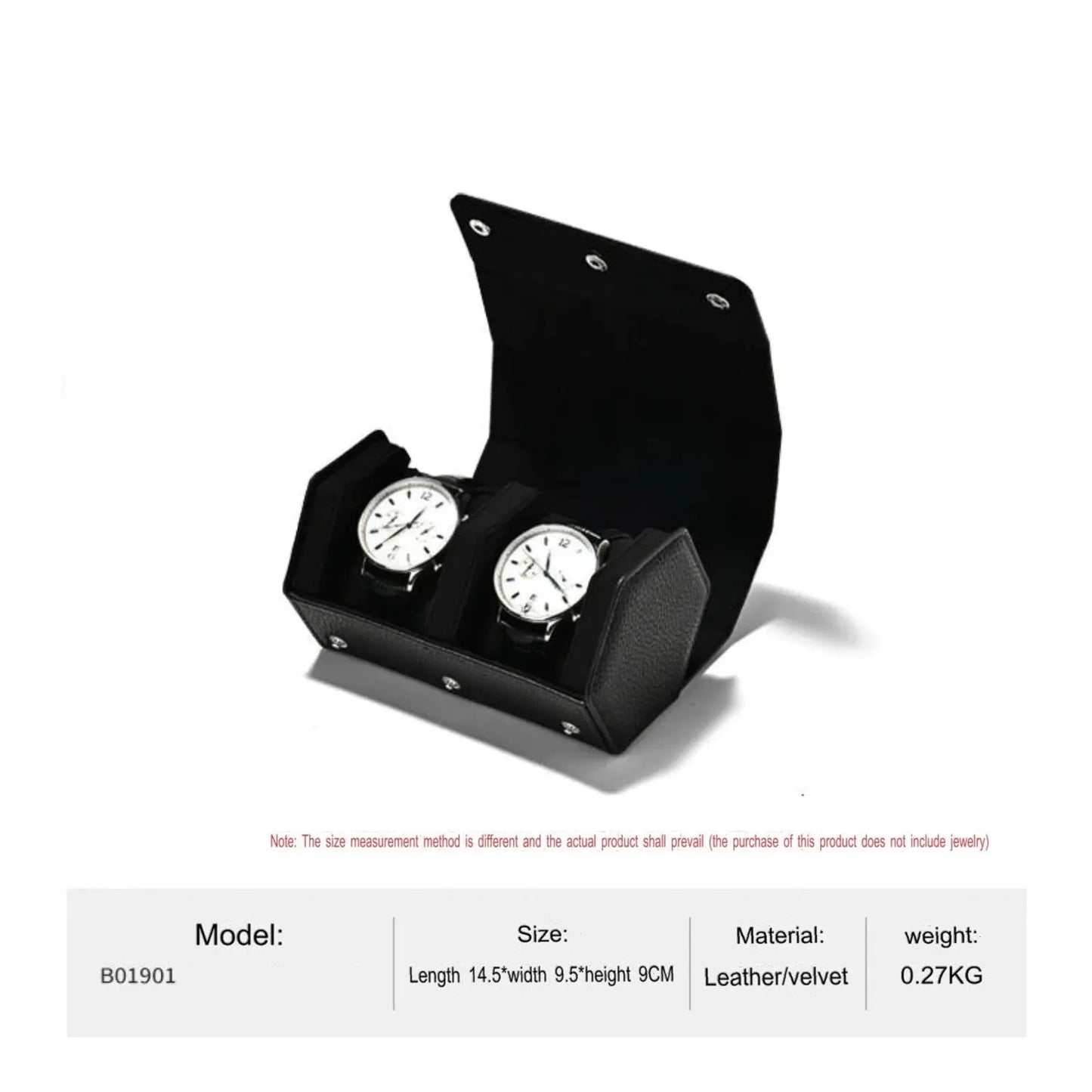 Watch Storage Box, Watch Box, Dustproof, Portable, Travel, Leather Watch, Quartz Watch, Storage Box Jim Display
