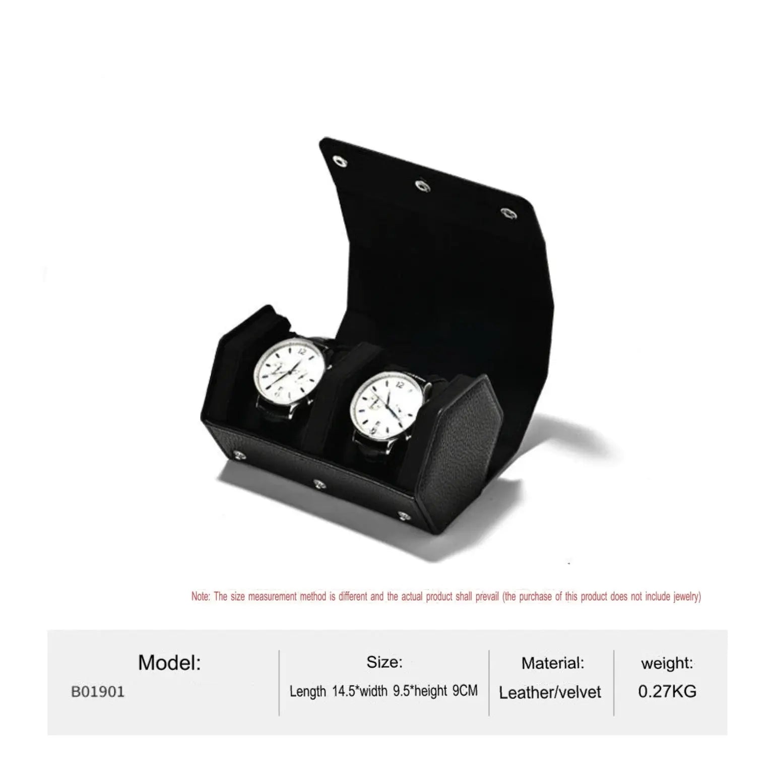 Watch Storage Box, Watch Box, Dustproof, Portable, Travel, Leather Watch, Quartz Watch, Storage Box Jim Display