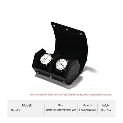 Watch Storage Box, Watch Box, Dustproof, Portable, Travel, Leather Watch, Quartz Watch, Storage Box Jim Display